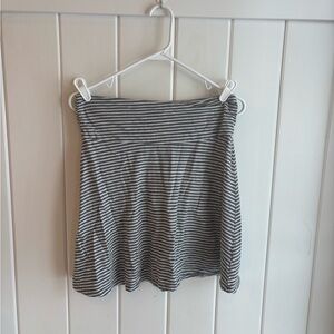 Striped Gray Women's Skirt